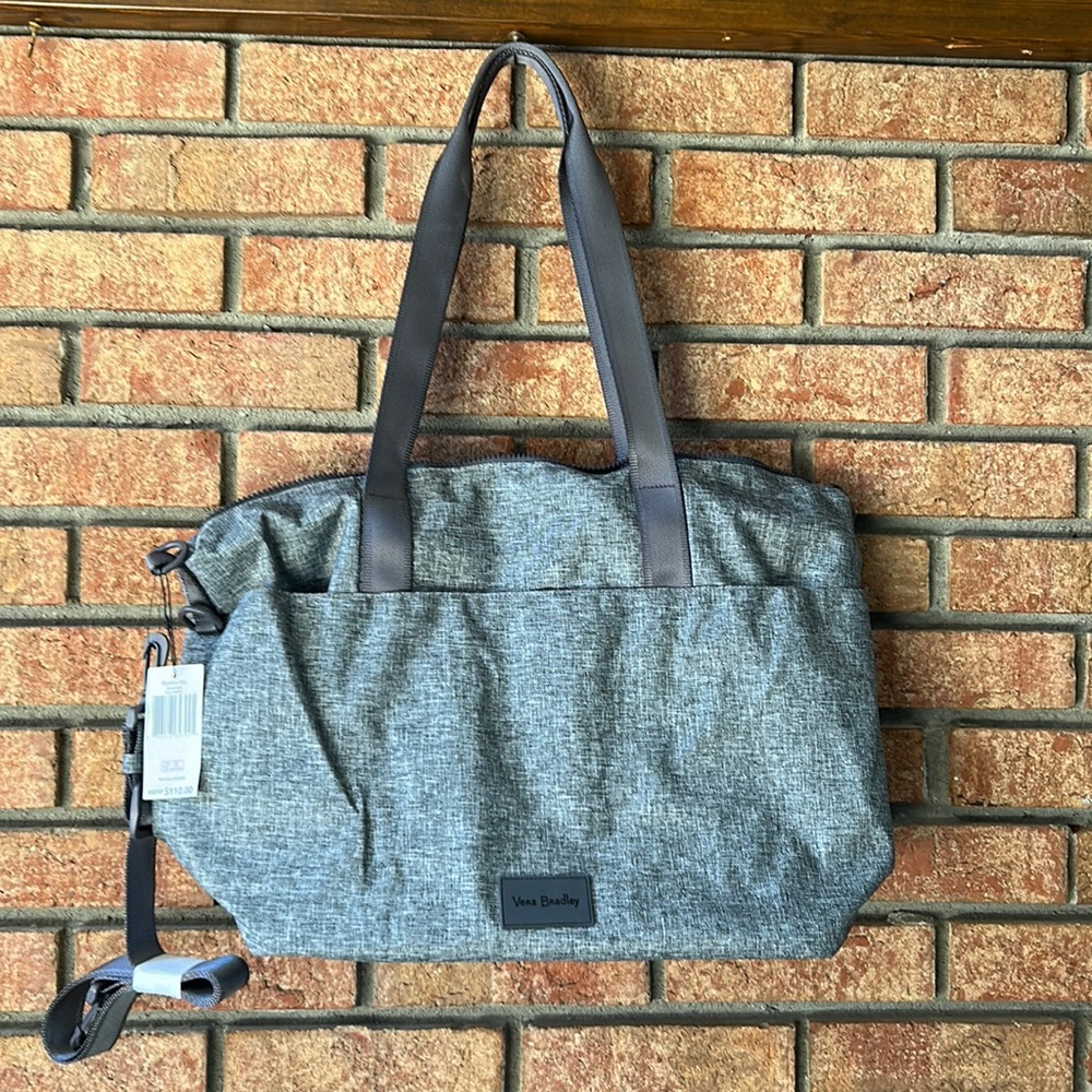 Nwt- Vera Bradley ReActive Tote Heather Grey